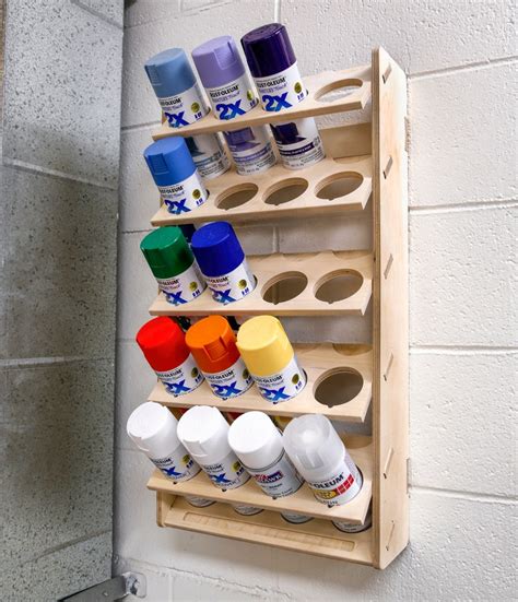 spray paint can holder rack